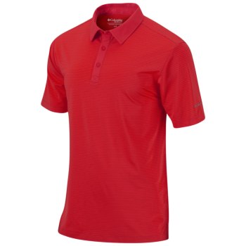 Columbia Omni-Wick Sunday, Polo Rojos Para Hombre | 941670-DTN